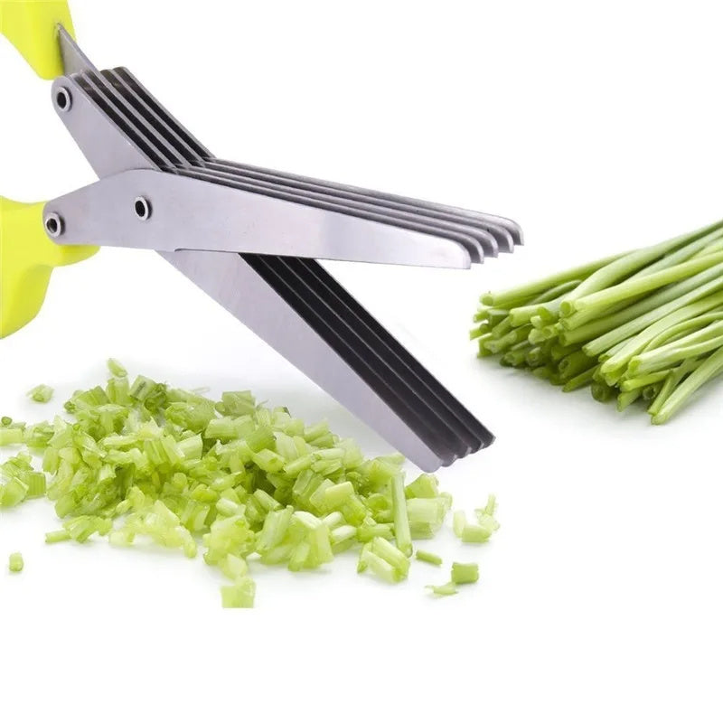 Multifunctionele meerlaagse groene uienschaar