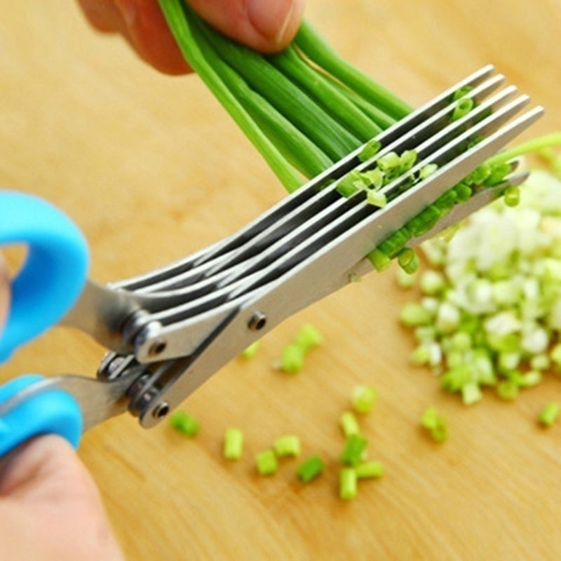 Multifunctionele meerlaagse groene uienschaar